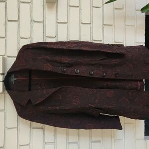 Peruvian Connection Damask Jacket Size 10